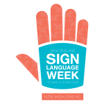 New Zealand Sign Language Week logo