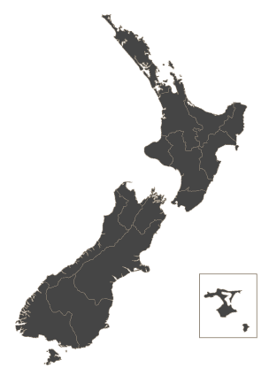 New Zealand Map