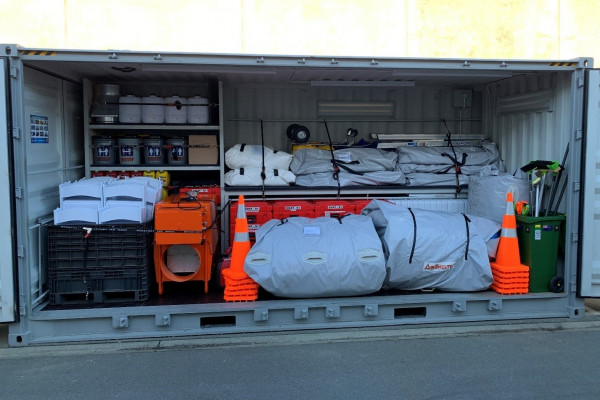 Image showing equipment in a fully stowed DCC container