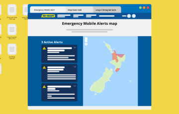 Emergency Mobile Alerts Map